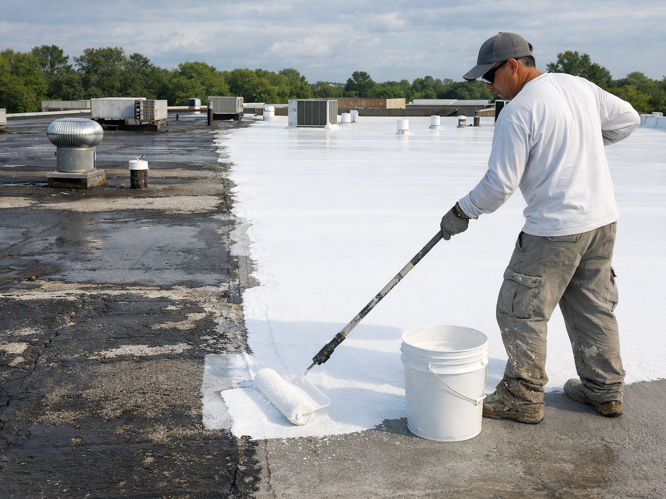 Flat Roof Coatings & Restoration